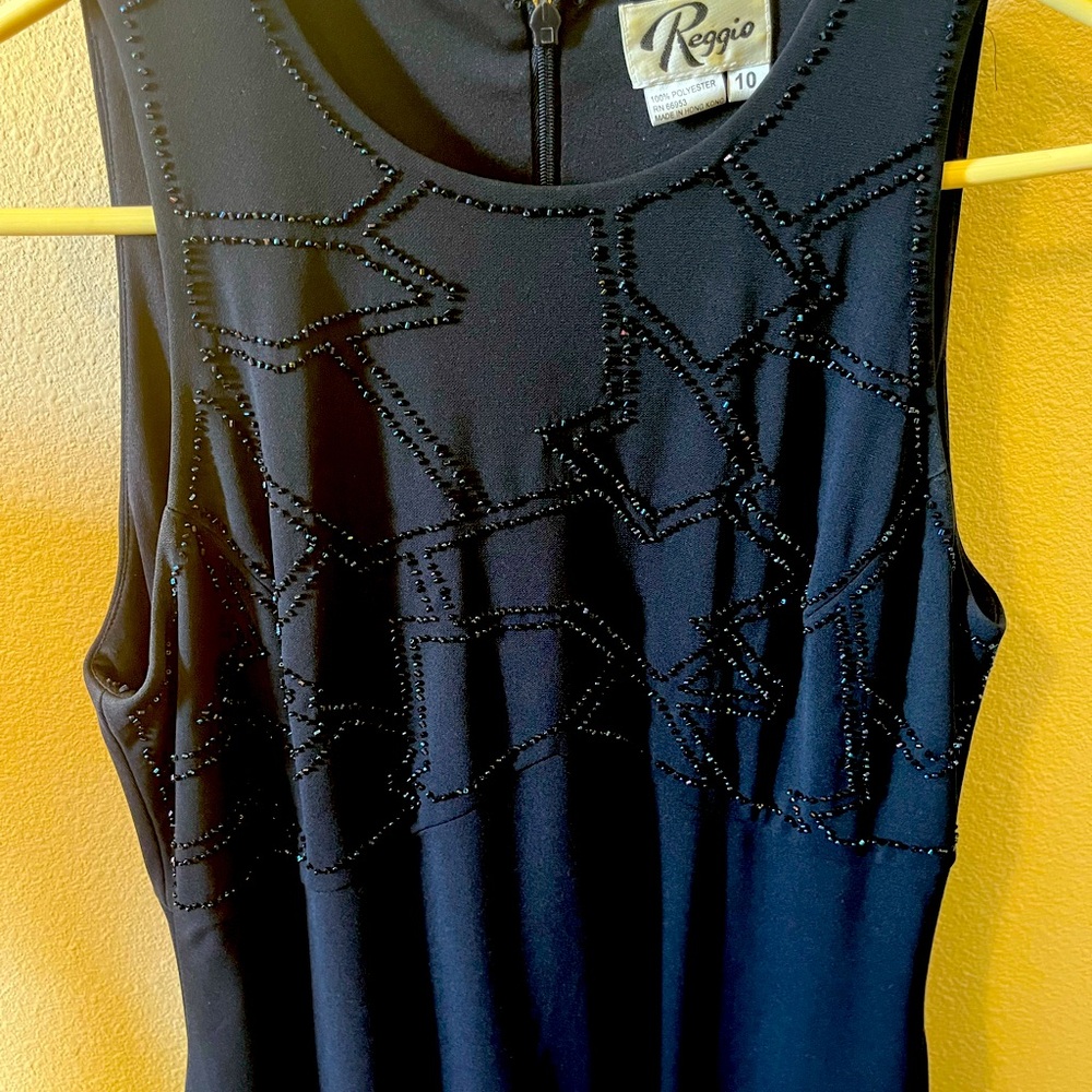 Vintage 90s formal navy dress
